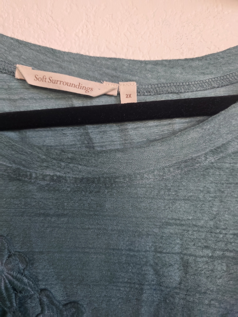 Soft Surroundings Flowy Drapey Lagenlook Tunic Plus Size Sz2x - Picture 4 of 5